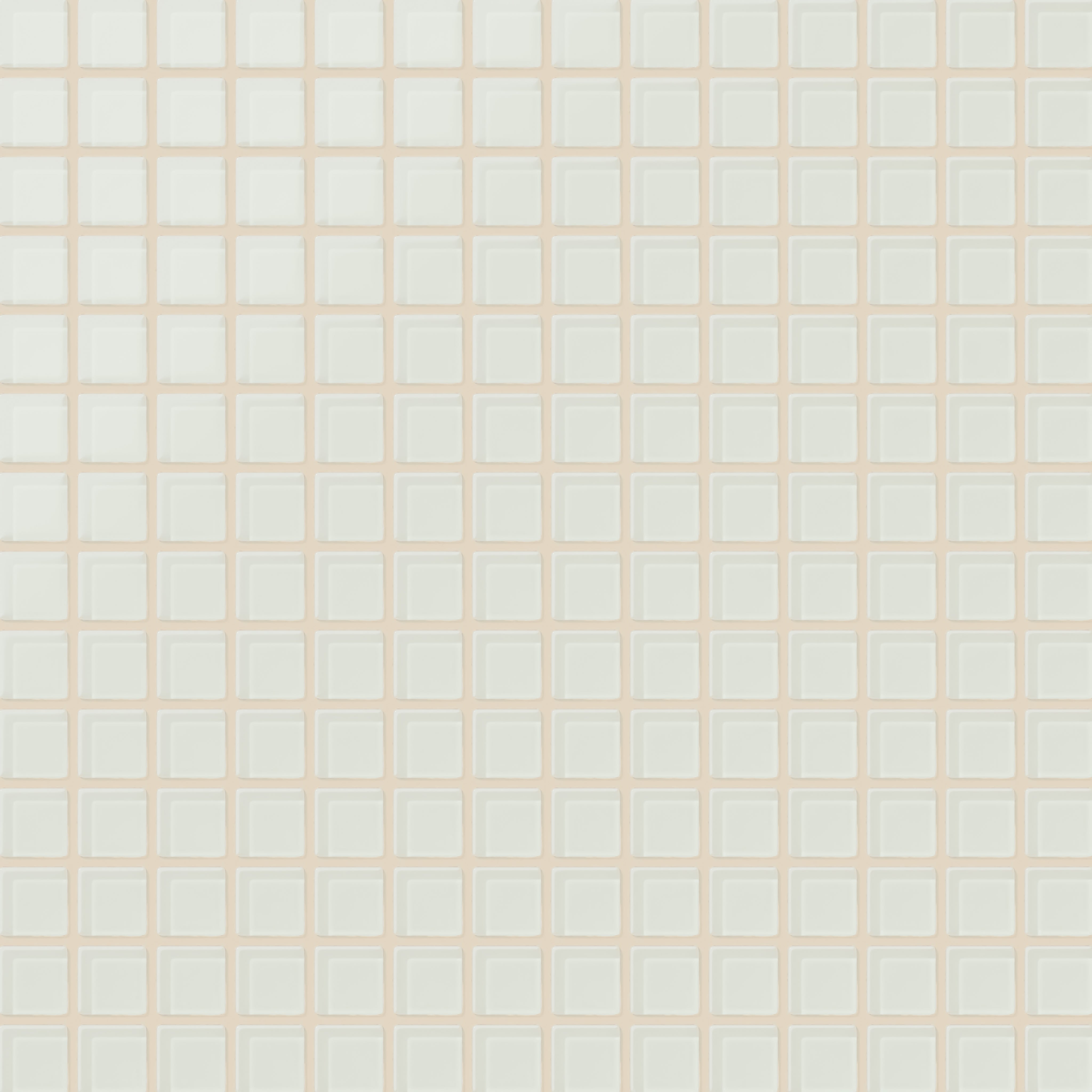 1x1 Straight Set Sheeted Glass Mosaic Tile in Flycatcher Matte