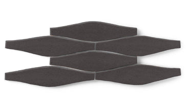 Wave Original Ceramic Tile in Carbon Matte