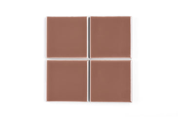 4x4 Original Ceramic Tile in Mauve Gloss