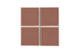 4x4 Original Ceramic Tile in Mauve Gloss