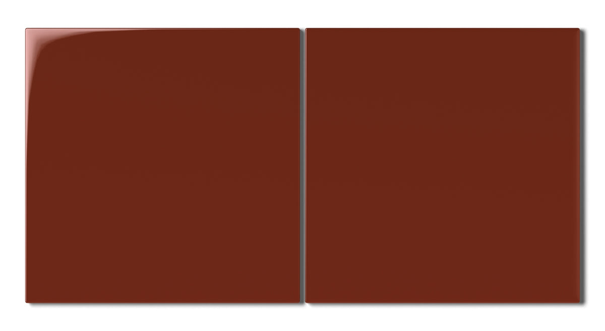 Ceramic Press Pattern 8x8 Natural Press Ceramic Tile in Carmine Gloss