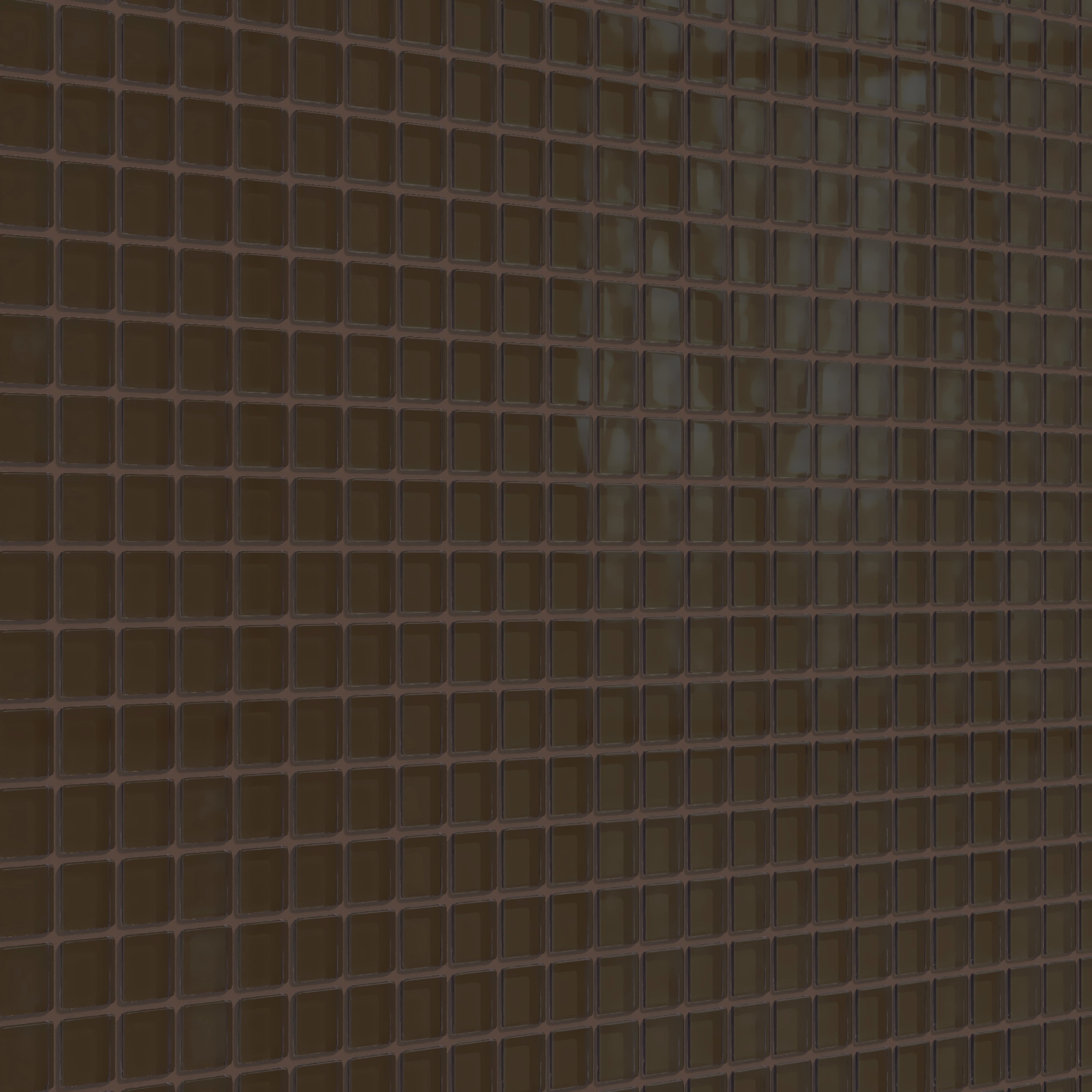 1x1 Straight Set Sheeted Glass Mosaic Tile in Osprey Gloss