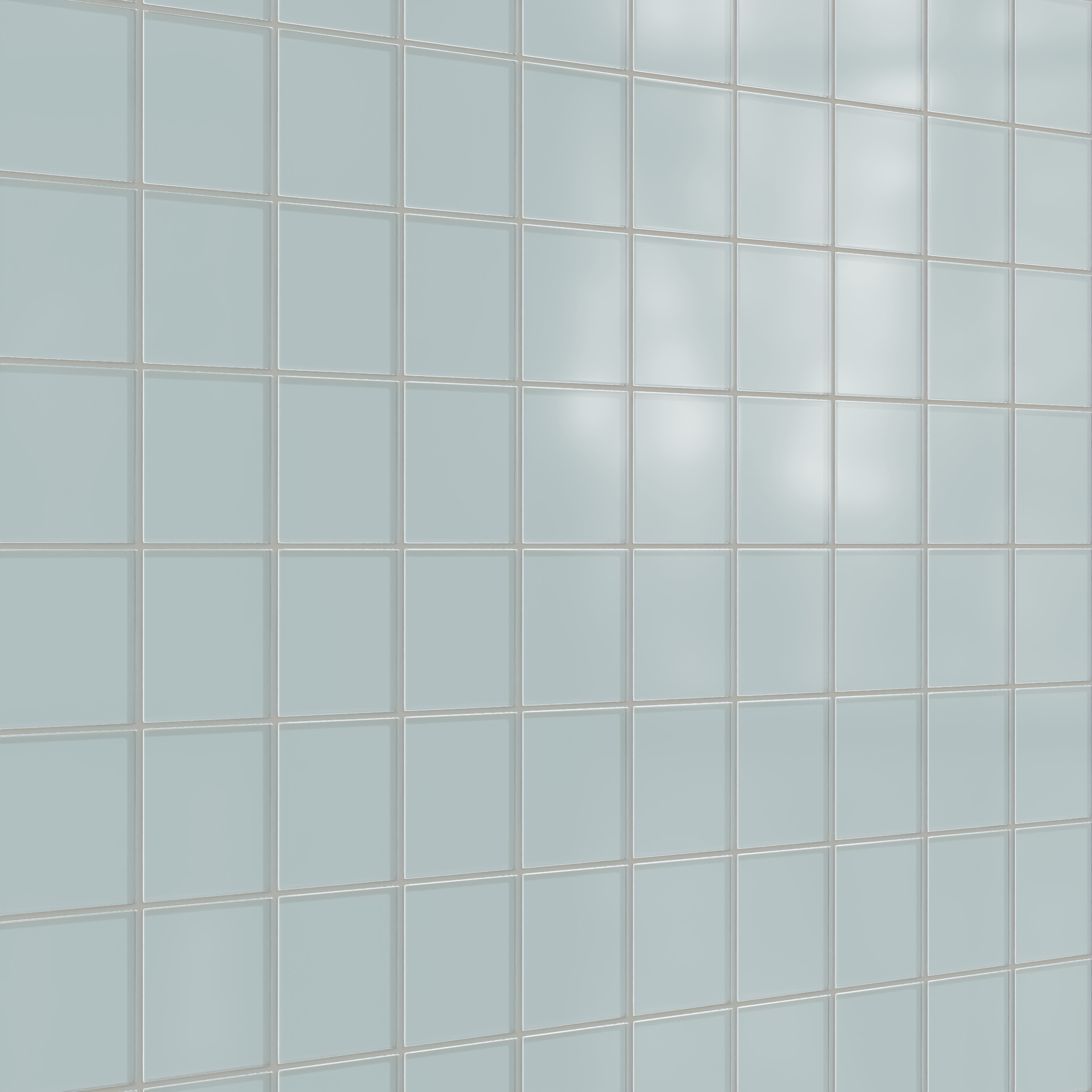 Factory Sale 4x4 Glass Tile in Great Blue Heron Matte