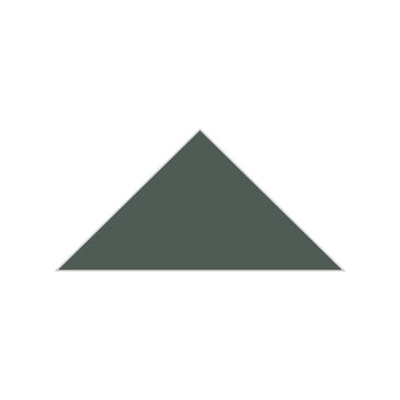 6" Triangle Original Ceramic Tile in Tempest Matte