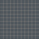 2x2 Straight Set Sheeted Natural Press Ceramic Mosaic Tile in Indigo Matte