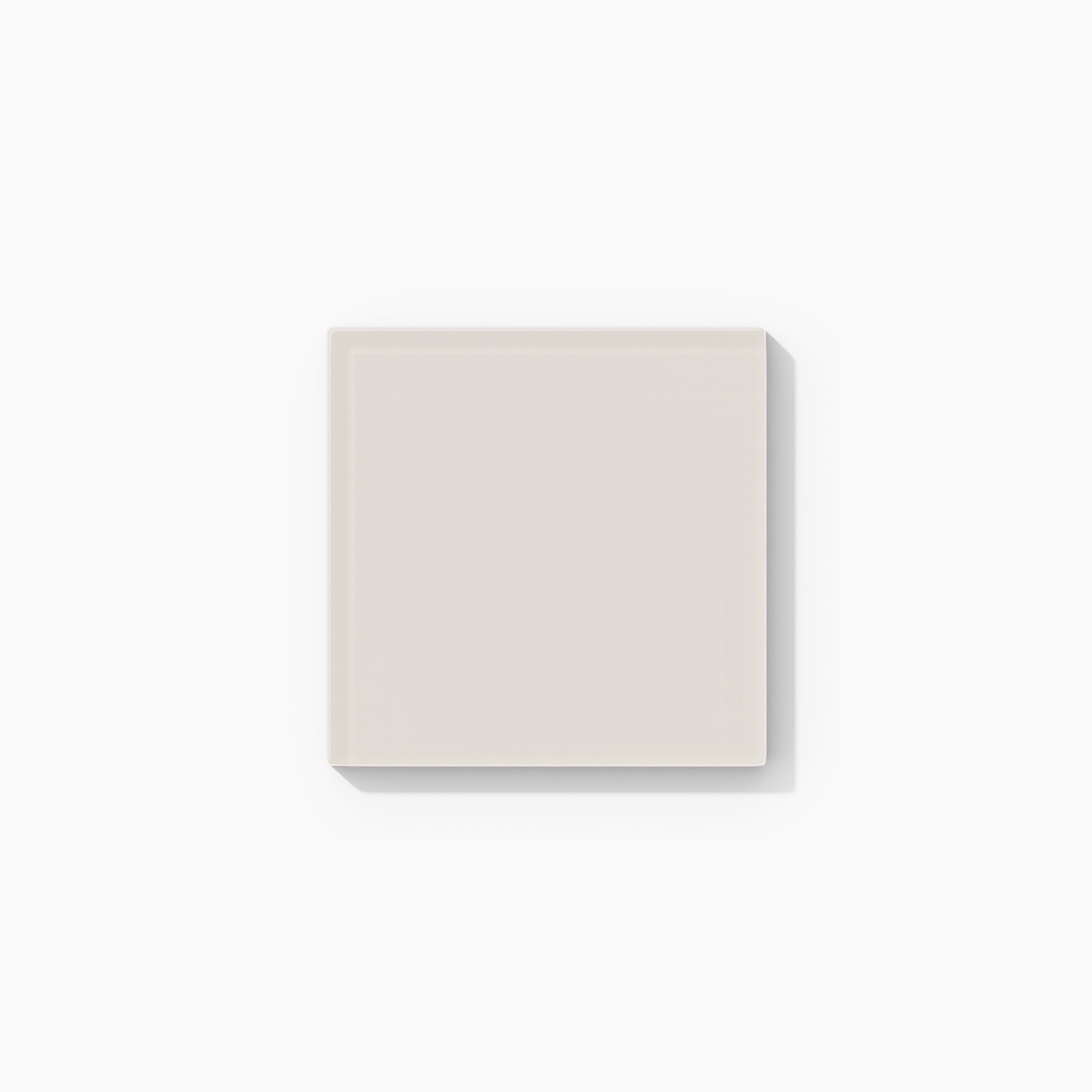 4x4 Glass Tile in Dove Gloss