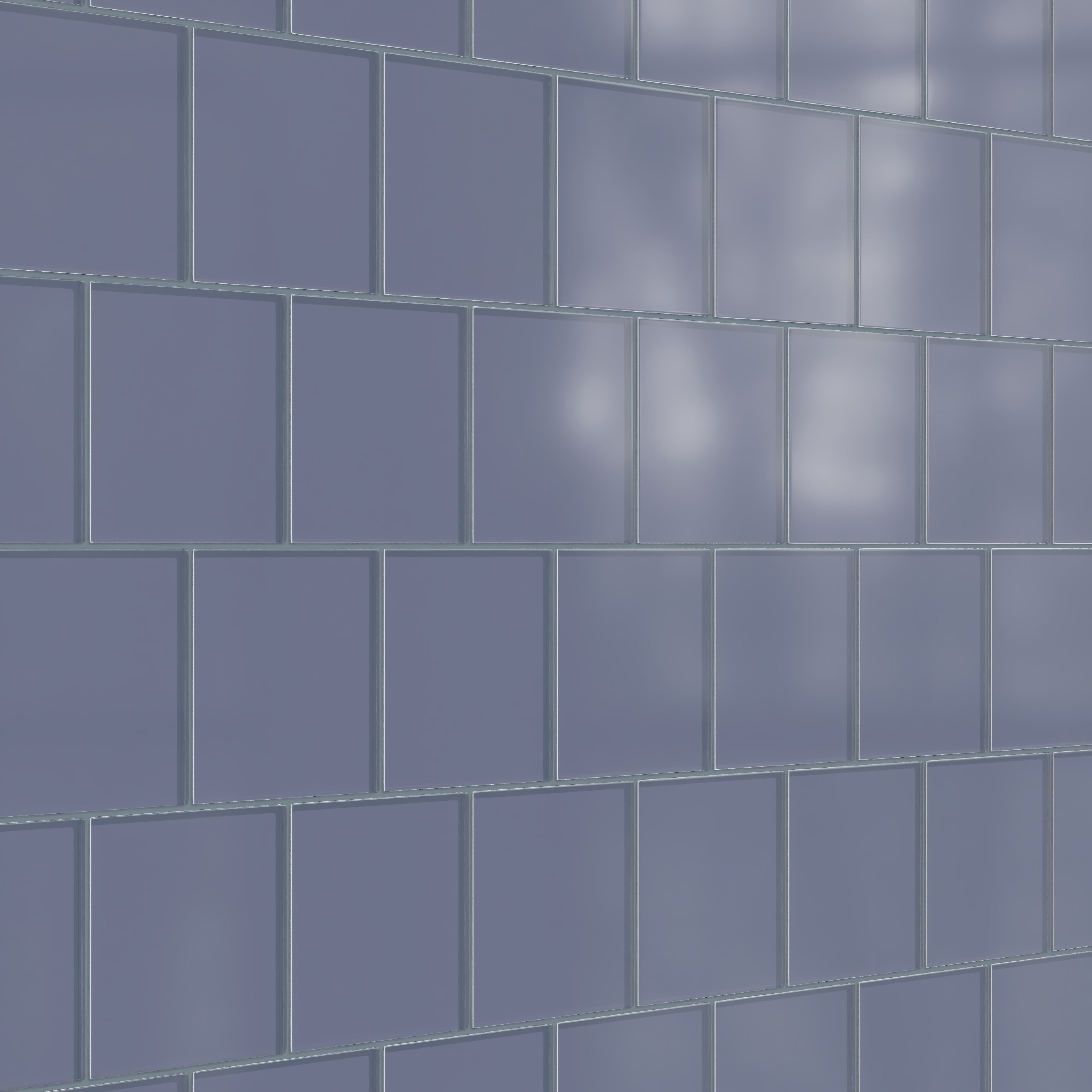 6x6 Glass Tile in Nuthatch Matte