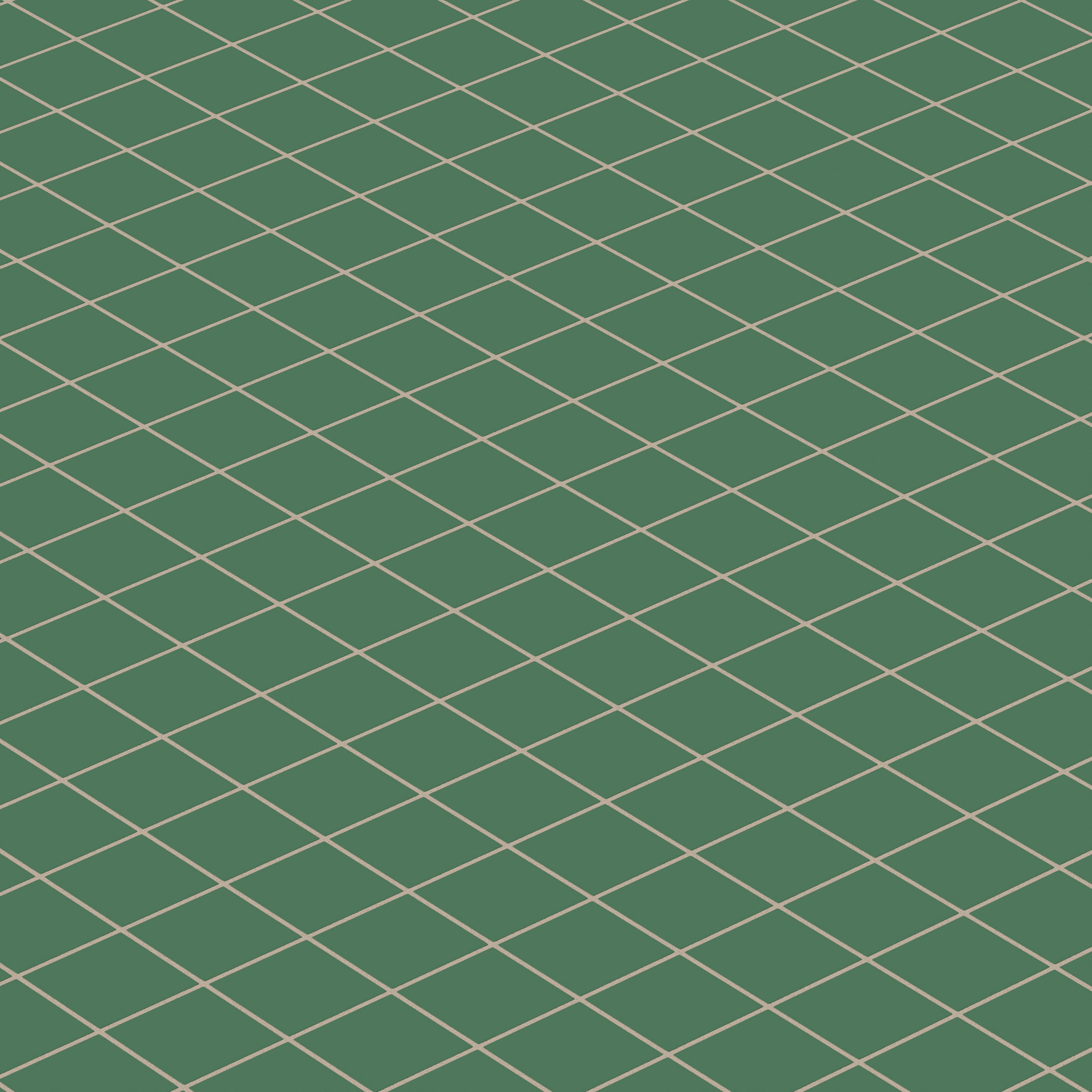 3x3 Straight Set Sheeted Natural Press Ceramic Mosaic Tile in Viridian Matte
