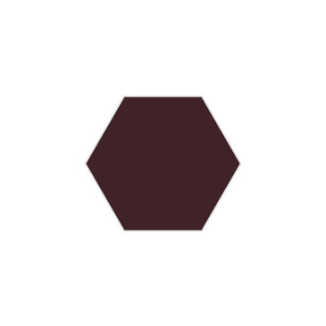 6" Hexagon Original Ceramic Tile in Redwood