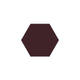 6" Hexagon Original Ceramic Tile in Redwood