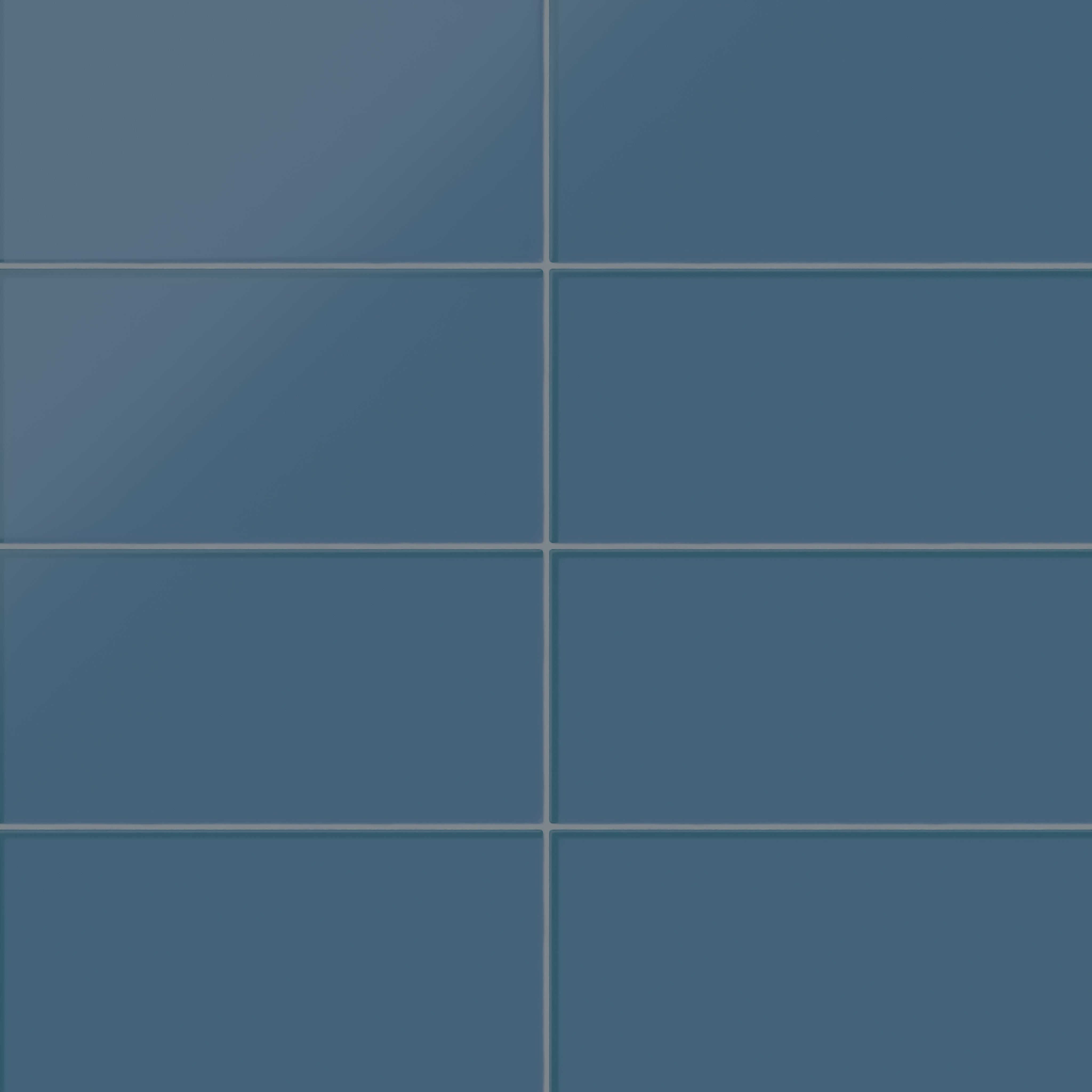 6x12 Glass Tile in Blue Jay Matte
