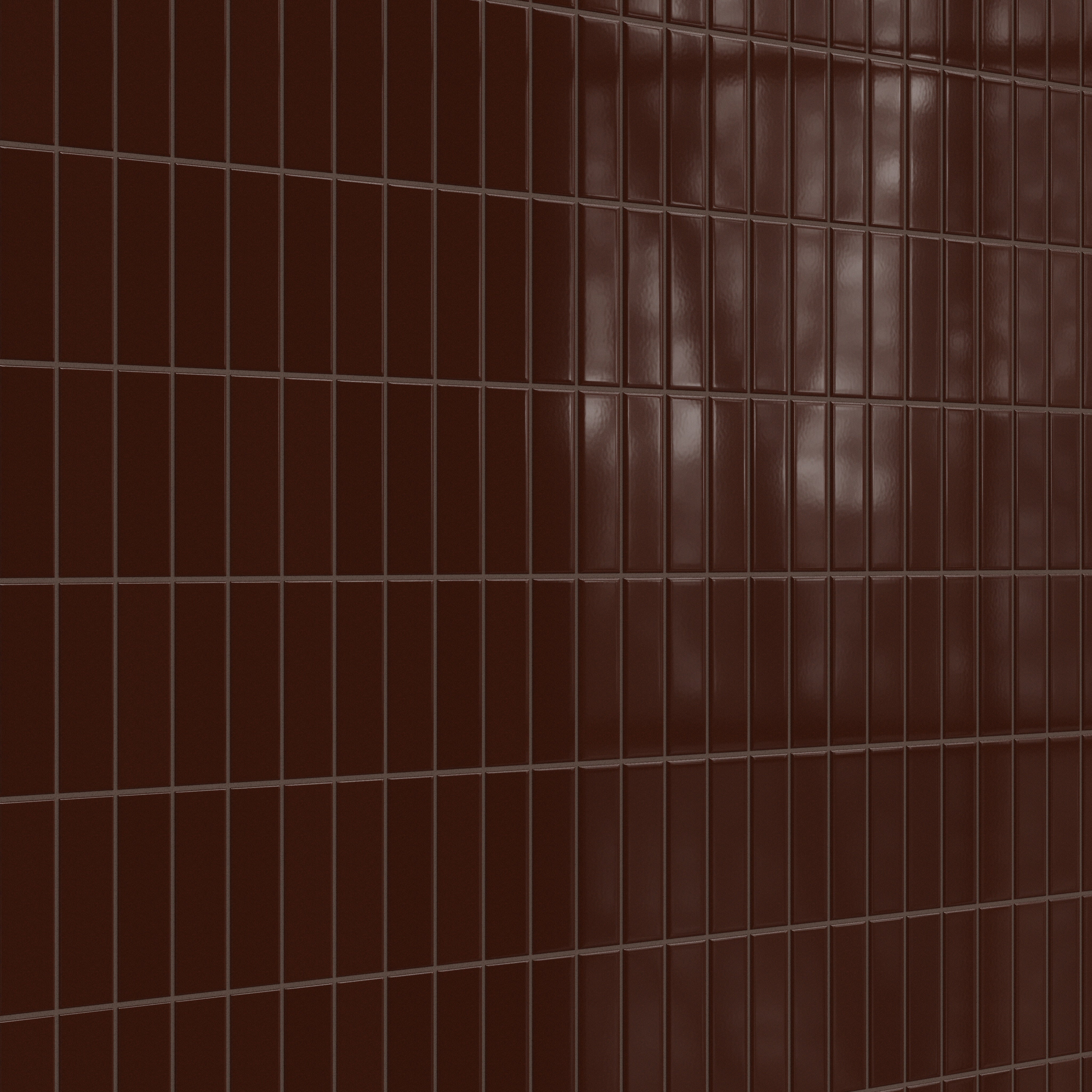 2x6 Original Ceramic Tile in Garnet Gloss