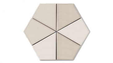 Hexite Original Ceramic Tile in Sand Dune Gloss