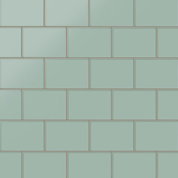4x6 Glass Tile in Kingfisher Matte