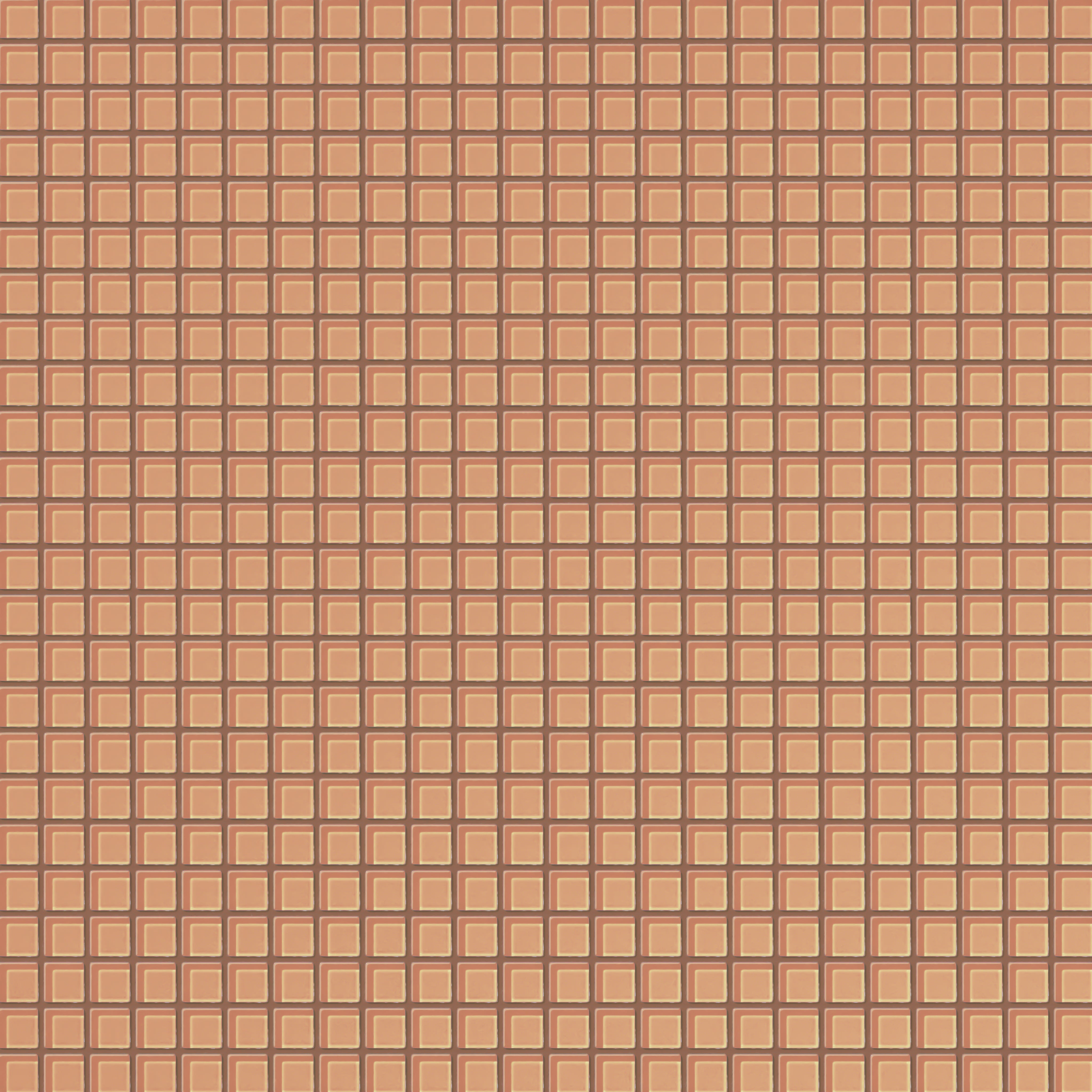 1x1 Straight Set Sheeted Glass Mosaic Tile in Carolina Wren Gloss
