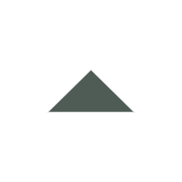 4" Triangle Original Ceramic Tile in Tempest Matte