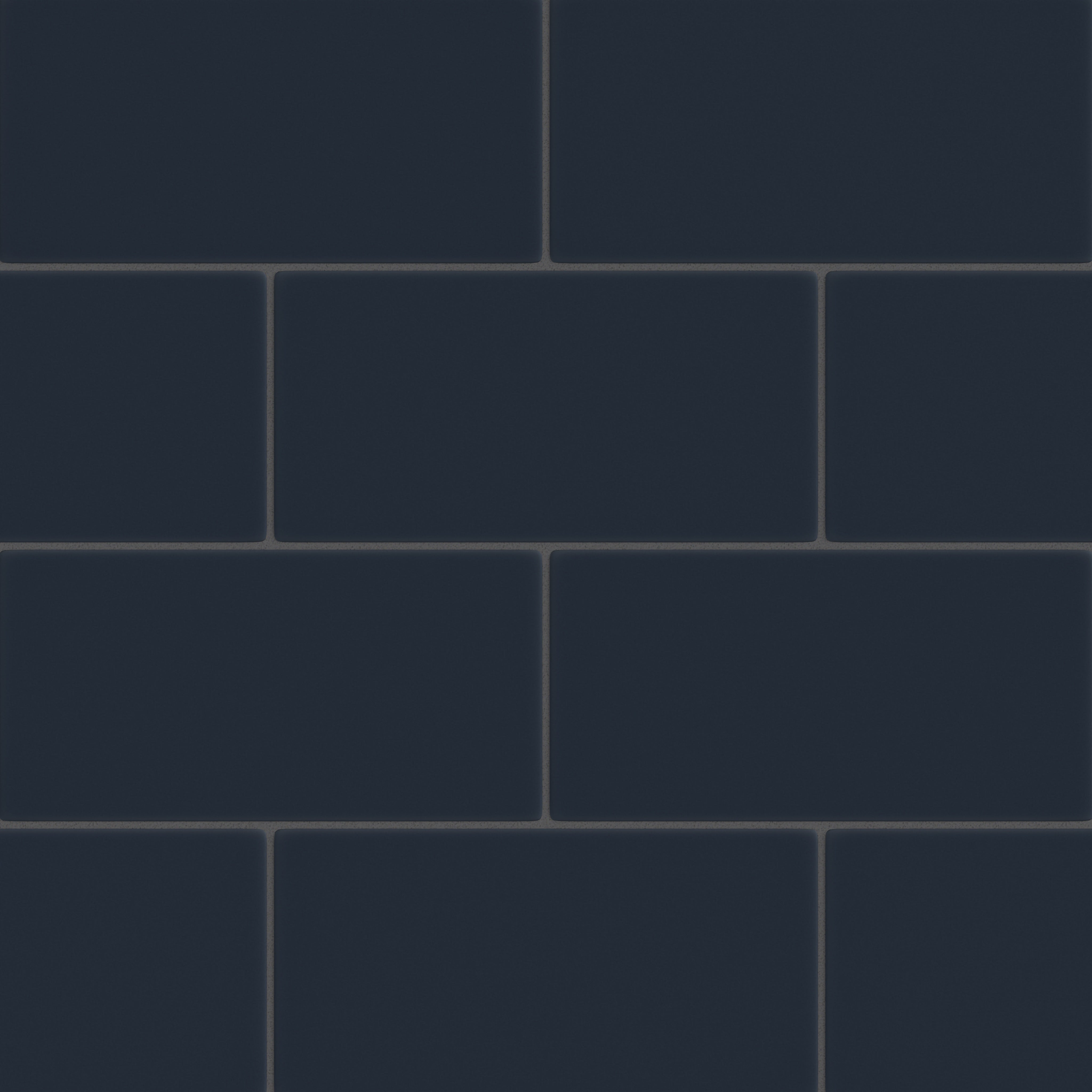 6x12 Original Ceramic Tile in Navy Blue Matte