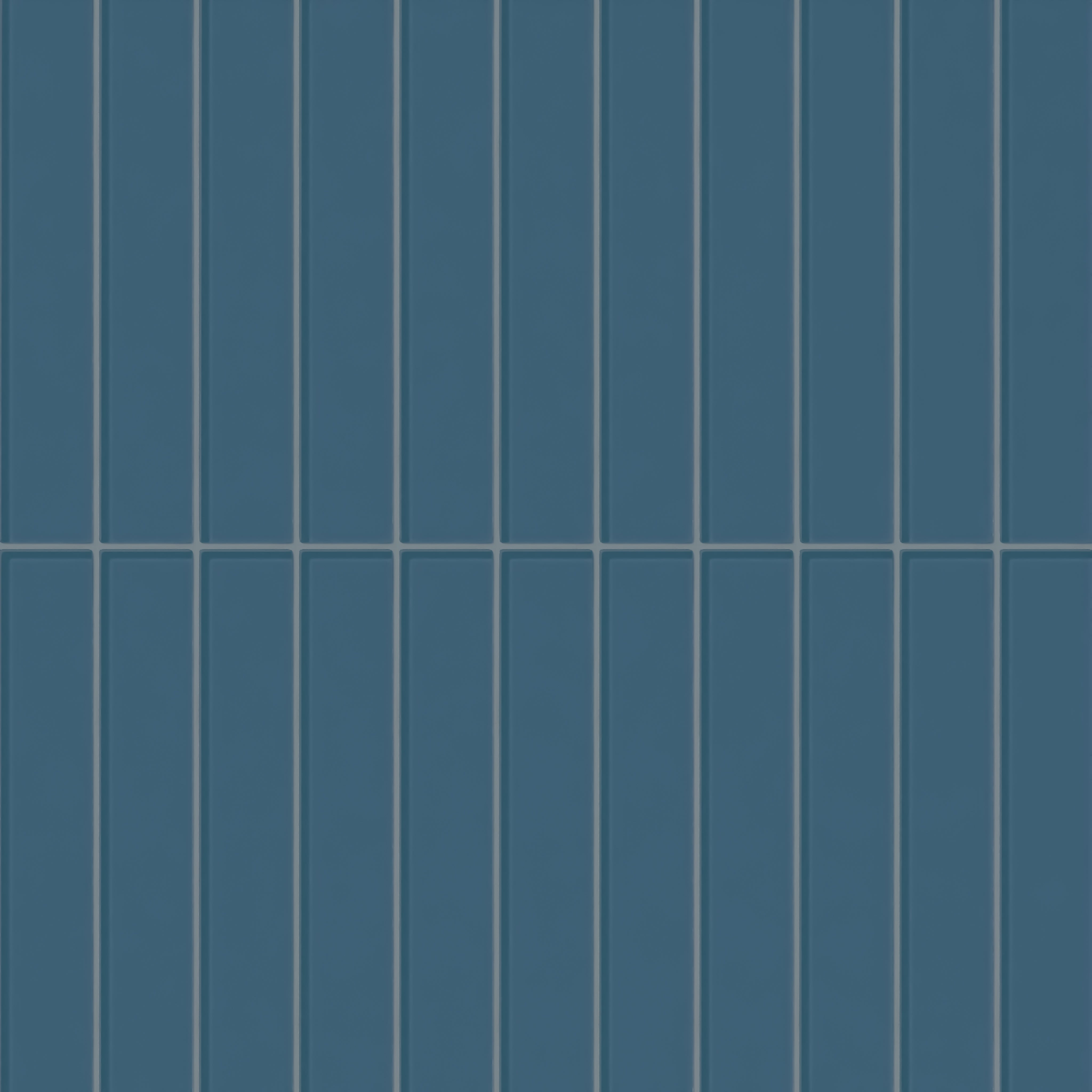 2x12 Glass Tile in Blue Jay Gloss