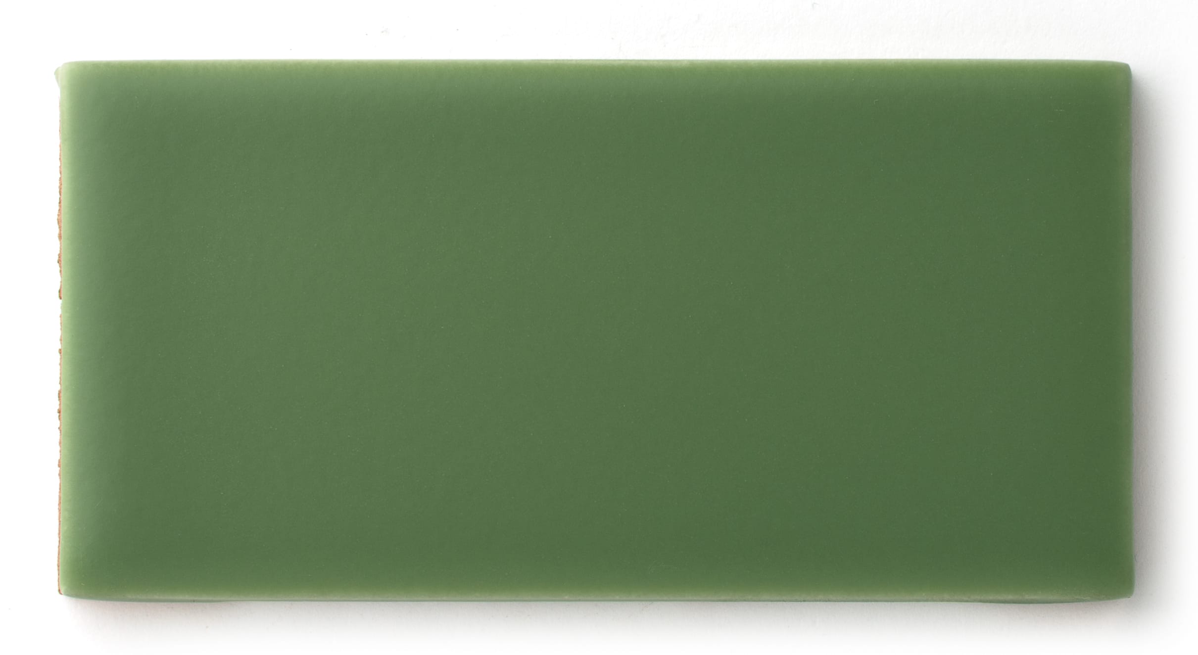 8" Hexagon Original Ceramic Tile in Kelp Matte