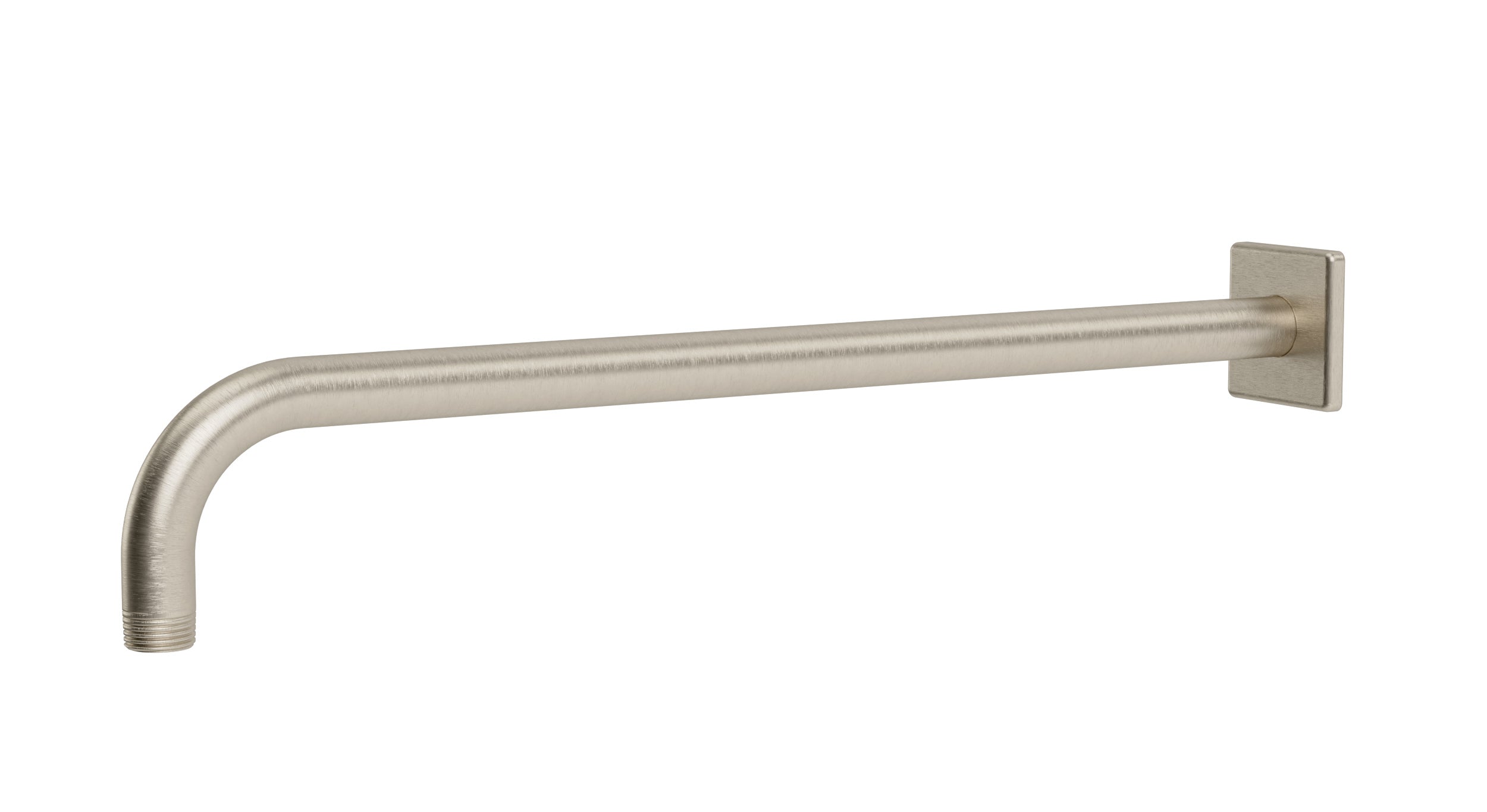 Flatiron 90-Degree 16" Shower Arm with Flange in Satin Nickel