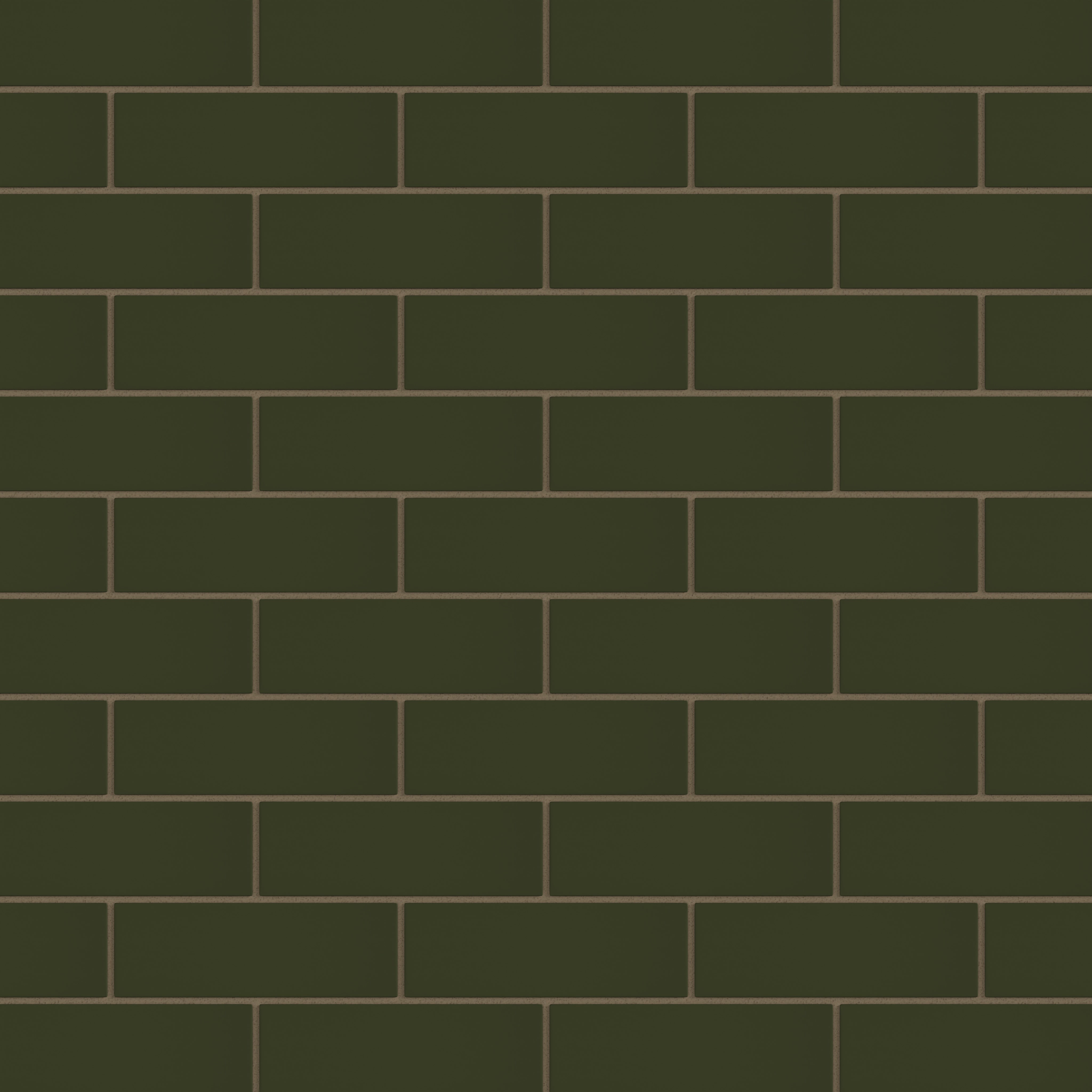 2x6 Natural Press Ceramic Tile in Green Apatite Matte