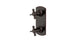Emerson Two Handle Wall Mount Shower Trim with Defined Cross Handles in Antique Bronze