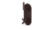 Contour Two Handle Wall Mount Shower Trim with Soft Cross/Soft Lever Handles in Architectural Copper