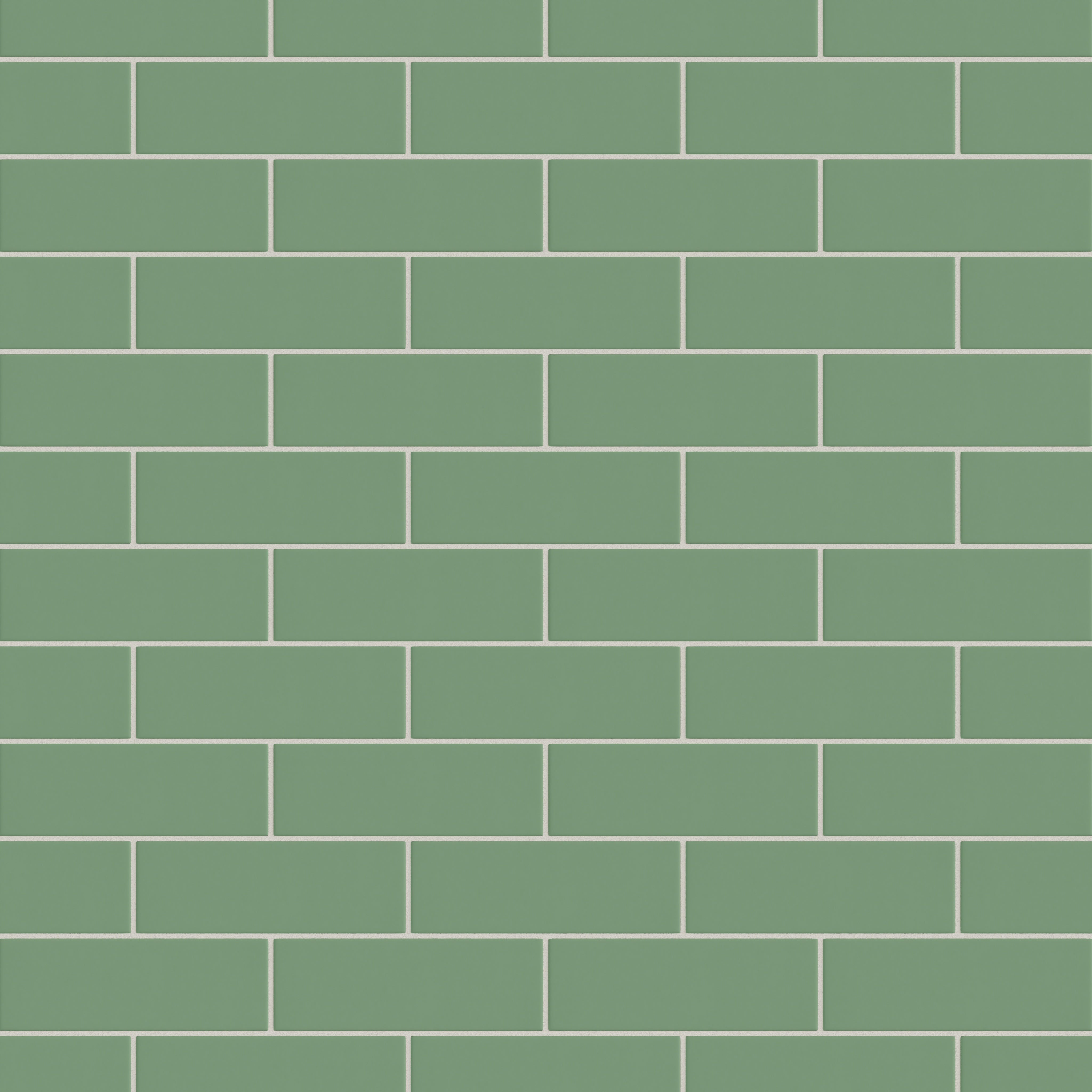 3x9 Original Ceramic Tile in Sea Green Matte