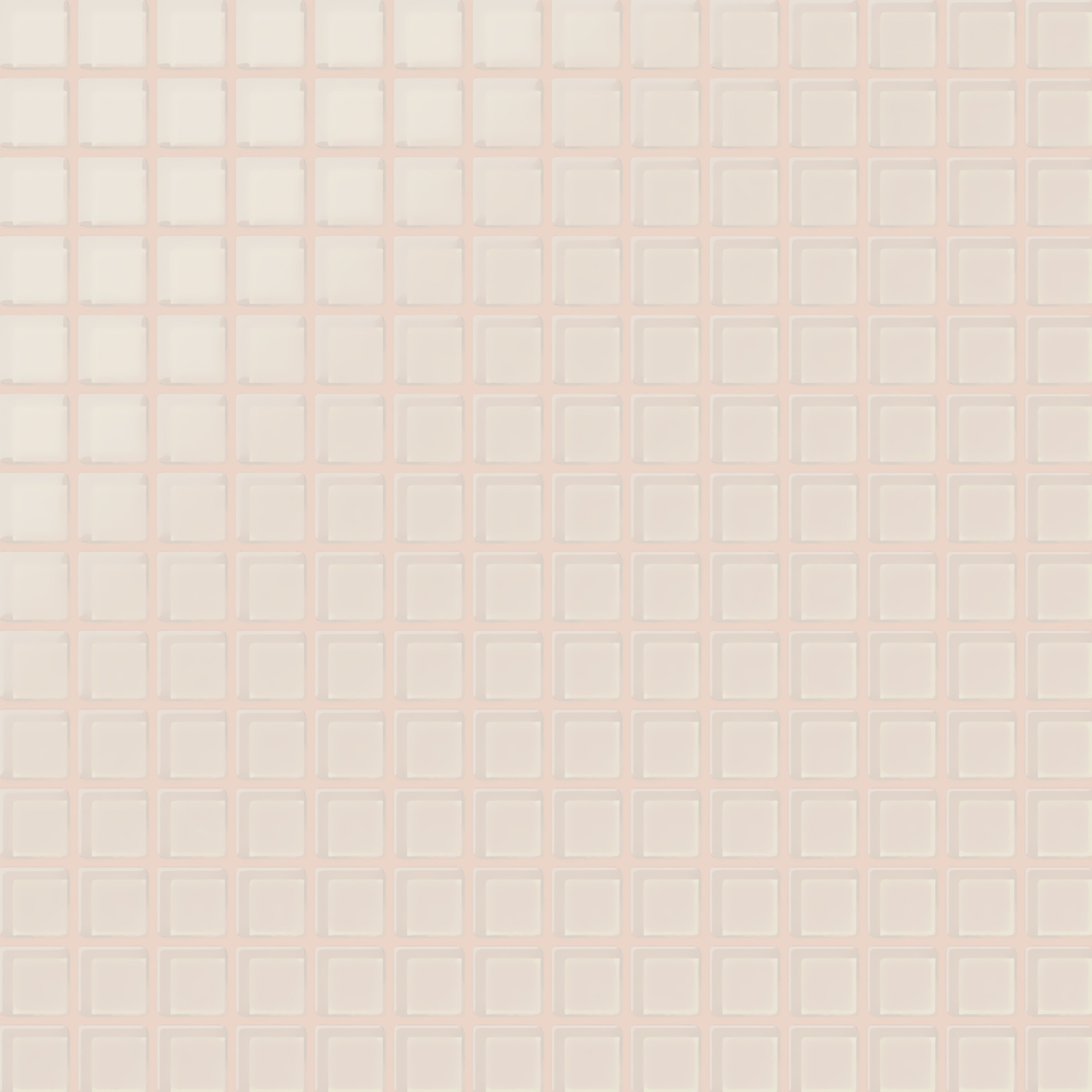 1x1 Straight Set Sheeted Glass Mosaic Tile in Sandpiper Matte