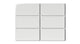 3x6 Natural Press Ceramic Tile in Zinc Gloss