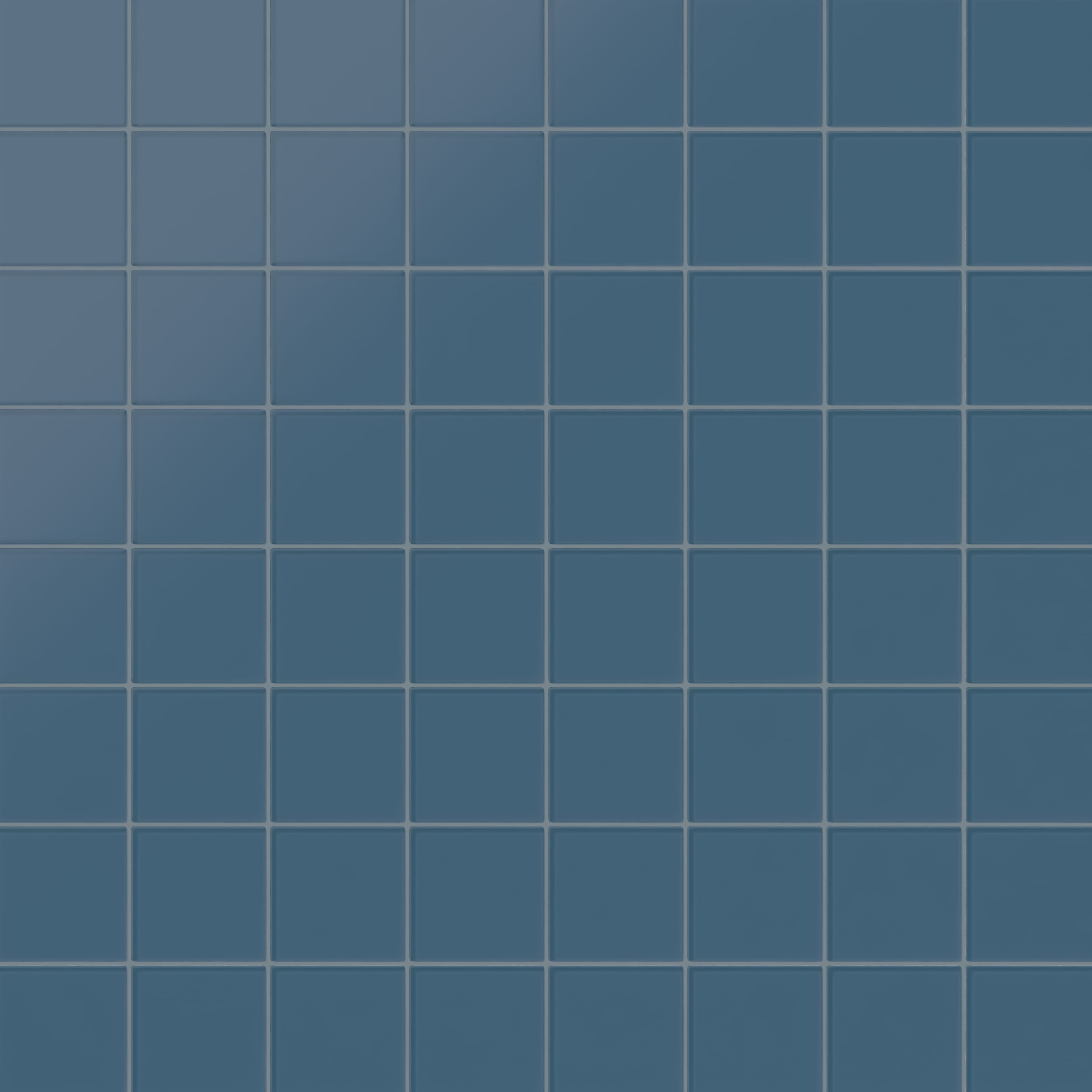 Quick Ship 4x4 Glass Tile in Blue Jay Matte