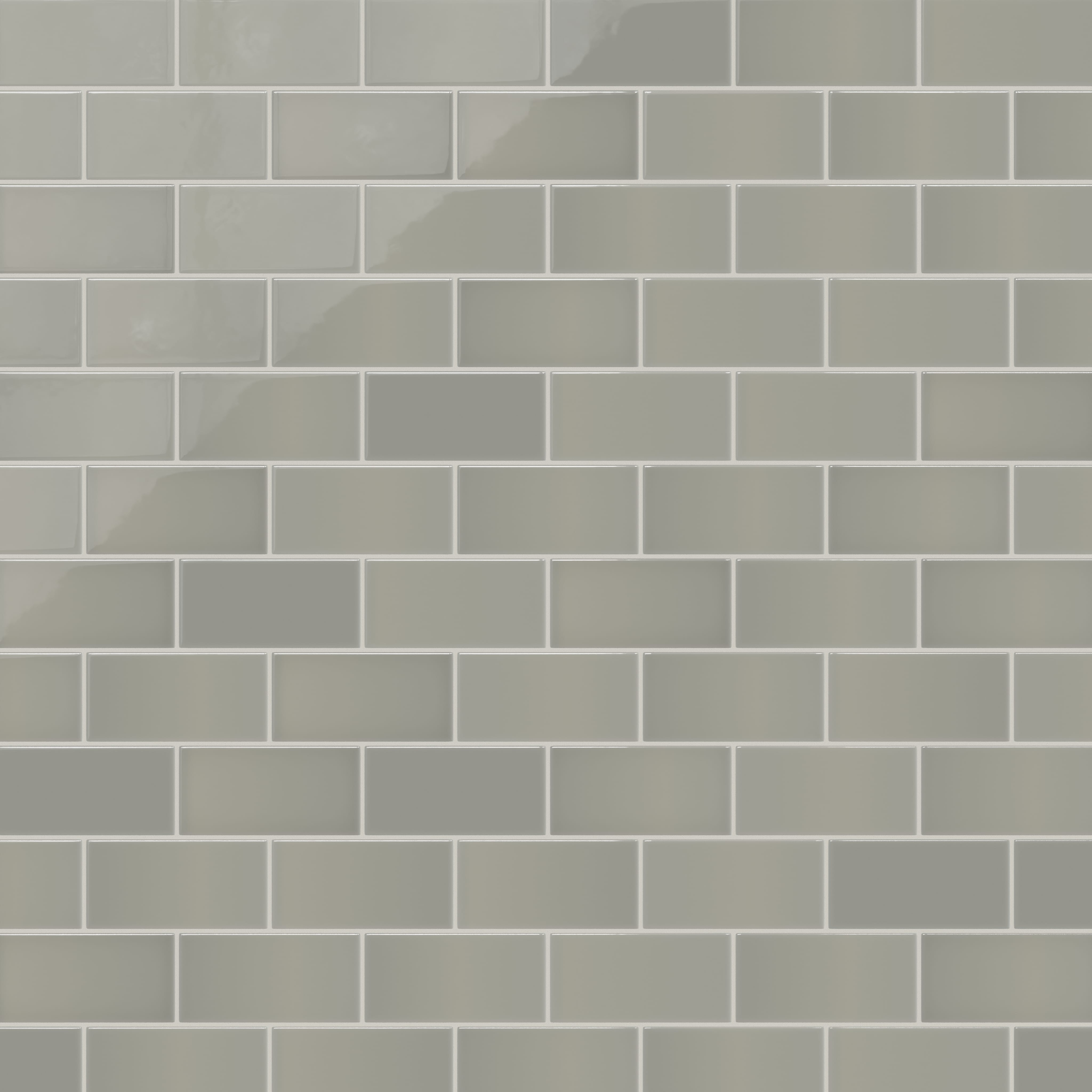 Quick Ship 3x6 Natural Press Ceramic Tile in Puget Sound Gloss