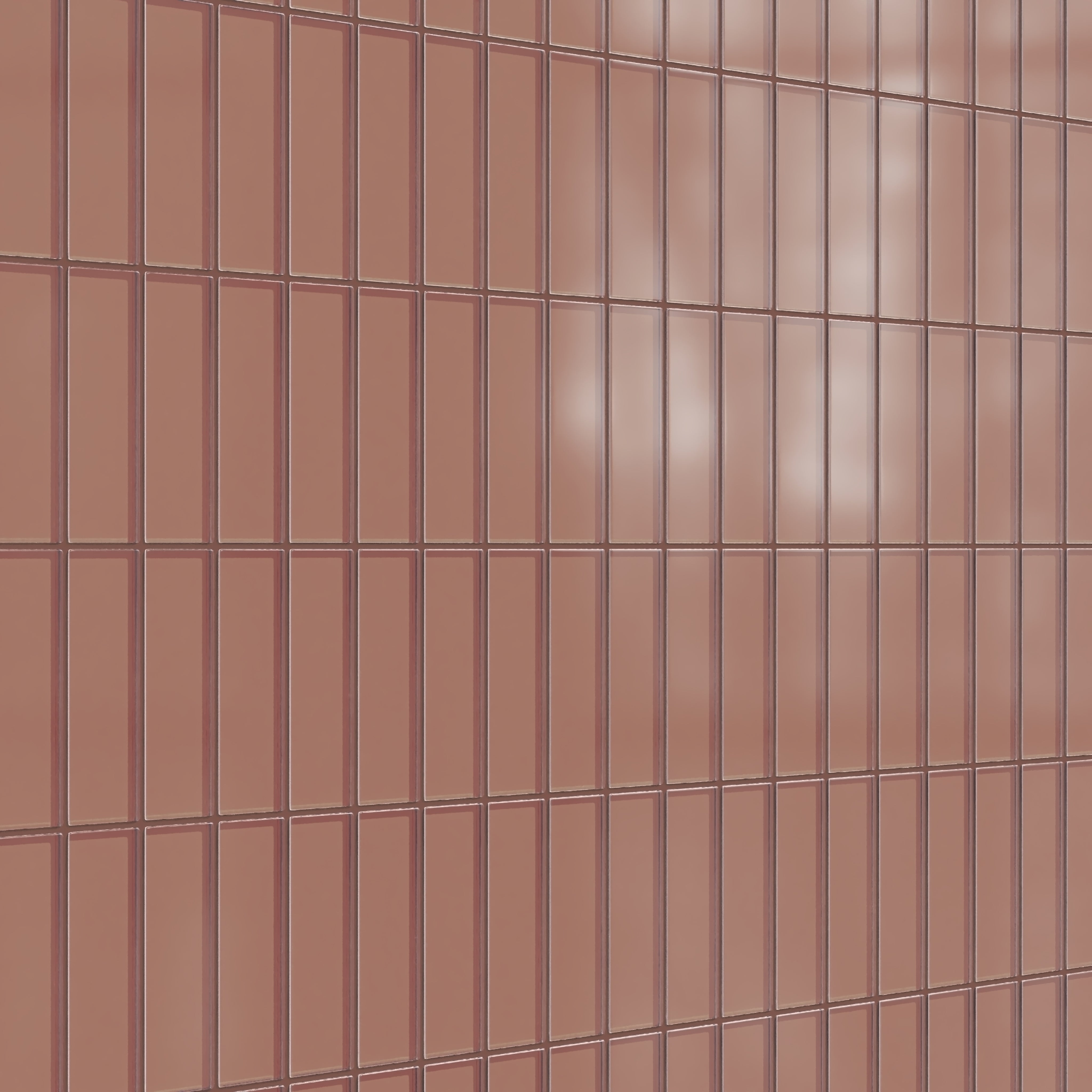 2x6 Glass Tile in Flicker Matte