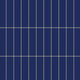 2x8 Natural Press Ceramic Tile in Ultramarine Matte