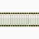 1x1, 1x4 Channel Stripe Border Sheeted Original Ceramic Tile in Celadon Matte