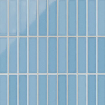 2x8 Original Ceramic Tile in Caribbean Sea Gloss