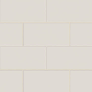 6x12 Glass Tile in Dove Gloss