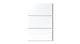 4x8 Natural Press Ceramic Tile in Gesso Matte