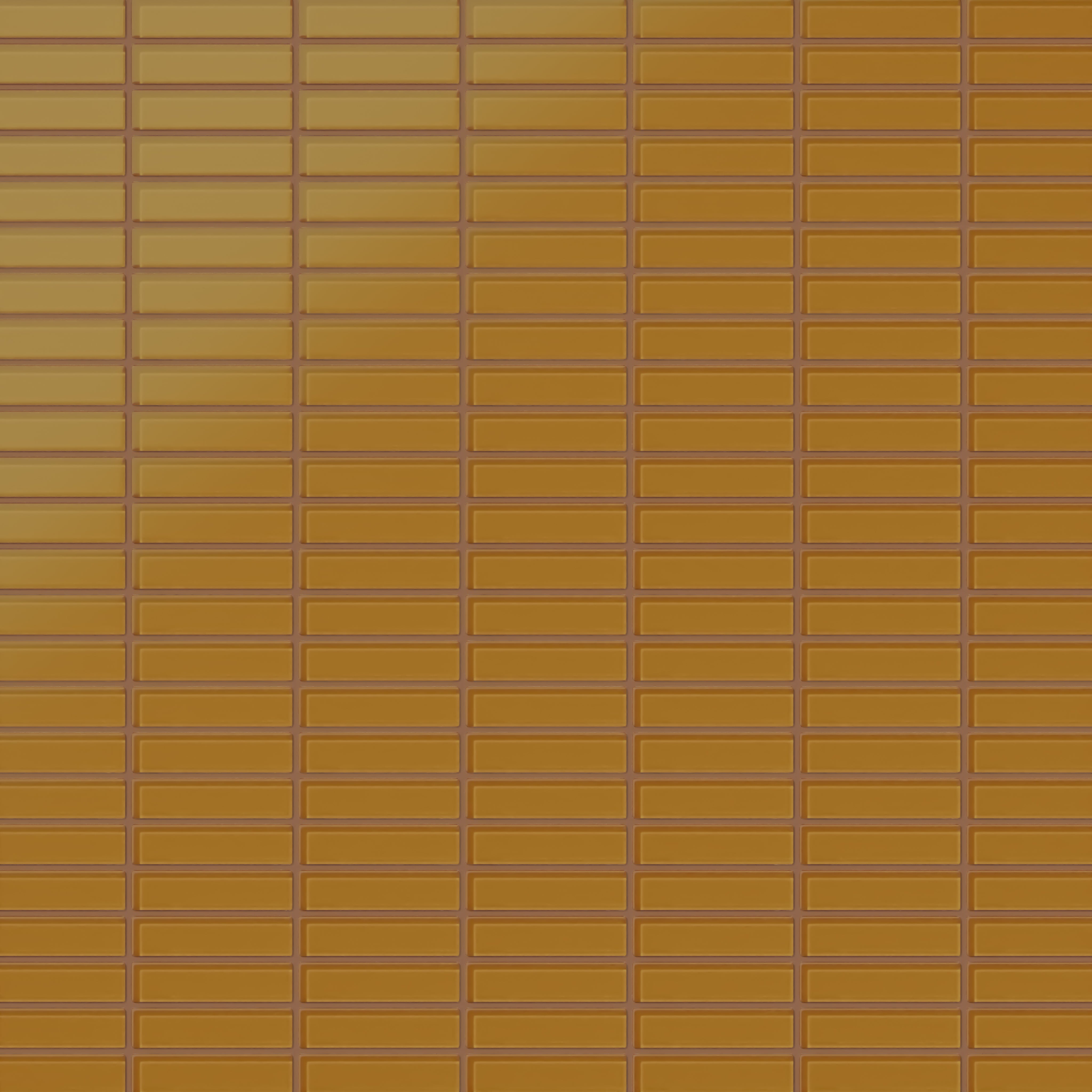 1x4 Straight Set Sheeted Glass Mosaic Tile in Falcon Matte