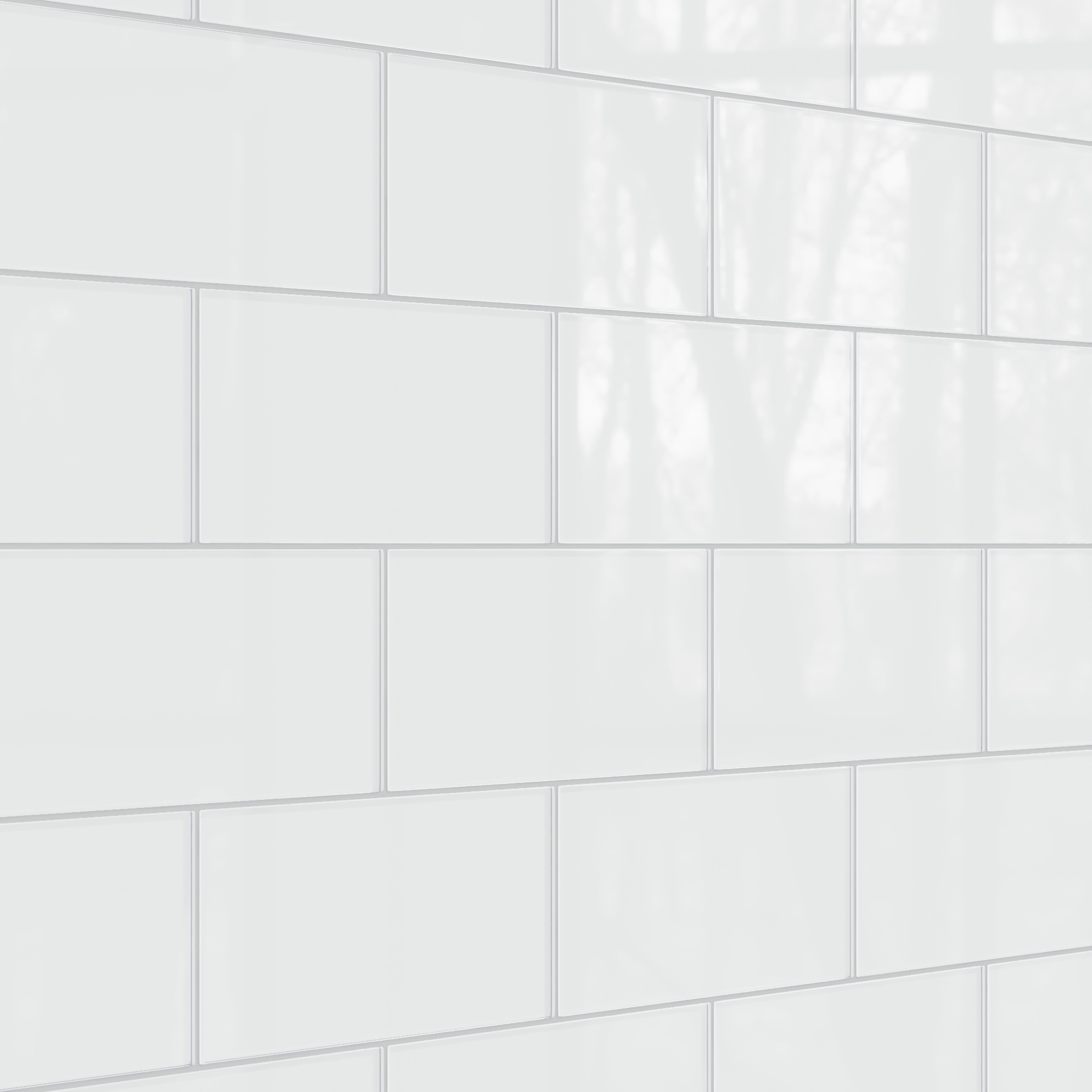 6x12 Glass Tile in Egret Gloss