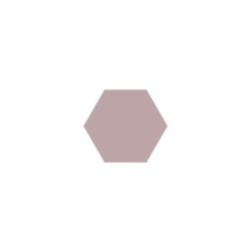 4" Hexagon Original Ceramic Tile in Painted Sky Matte