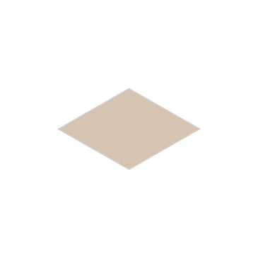 Large Diamond Original Ceramic Tile in Cardamom Matte