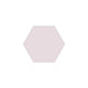 6" Hexagon Original Ceramic Tile in Evening Glow Matte