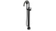 Emerson One Handle Floor Mount Gooseneck Bath Trim with Hand Shower and Classic Lever Handle in Oil Rubbed Bronze