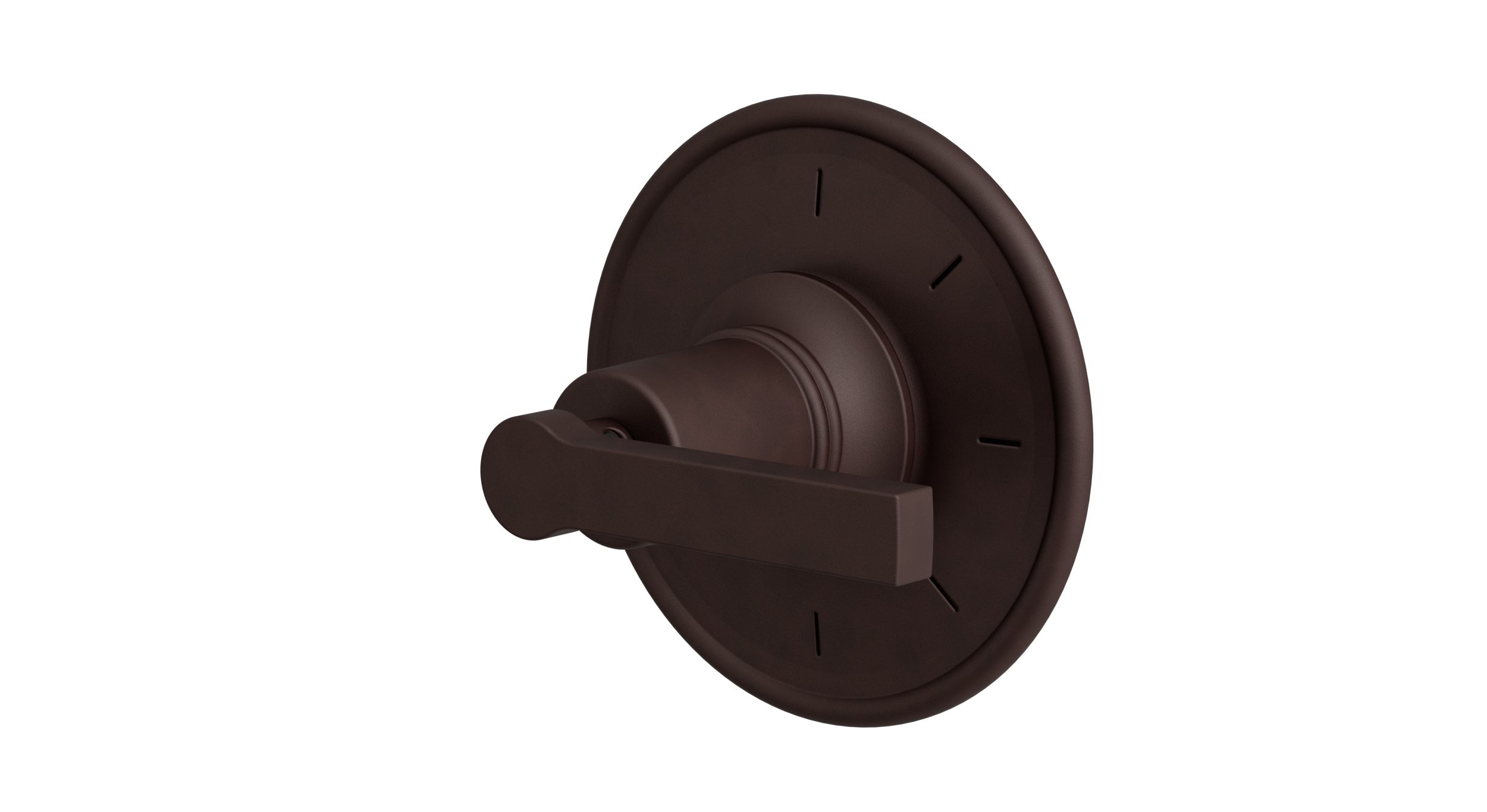 Emerson One Handle Wall Mount Shower Trim with Classic Lever Handle in Architectural Copper