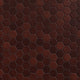 1" Hexagon Sheeted Original Ceramic Mosaic Tile in Redwood
