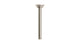 Emerson 8" Straight Shower Arm with Flange in Satin Nickel
