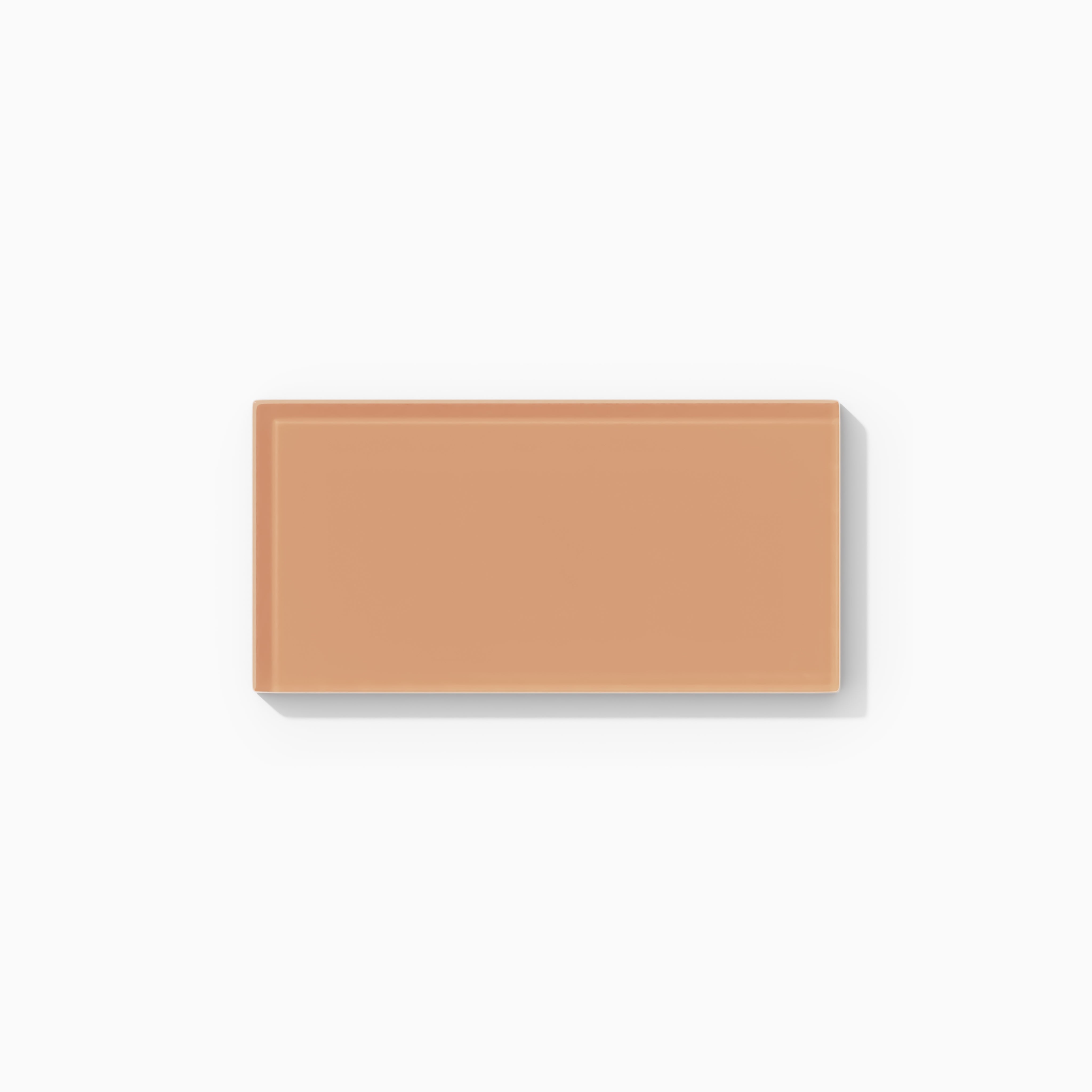 3x6 Glass Tile in Carolina Wren Gloss