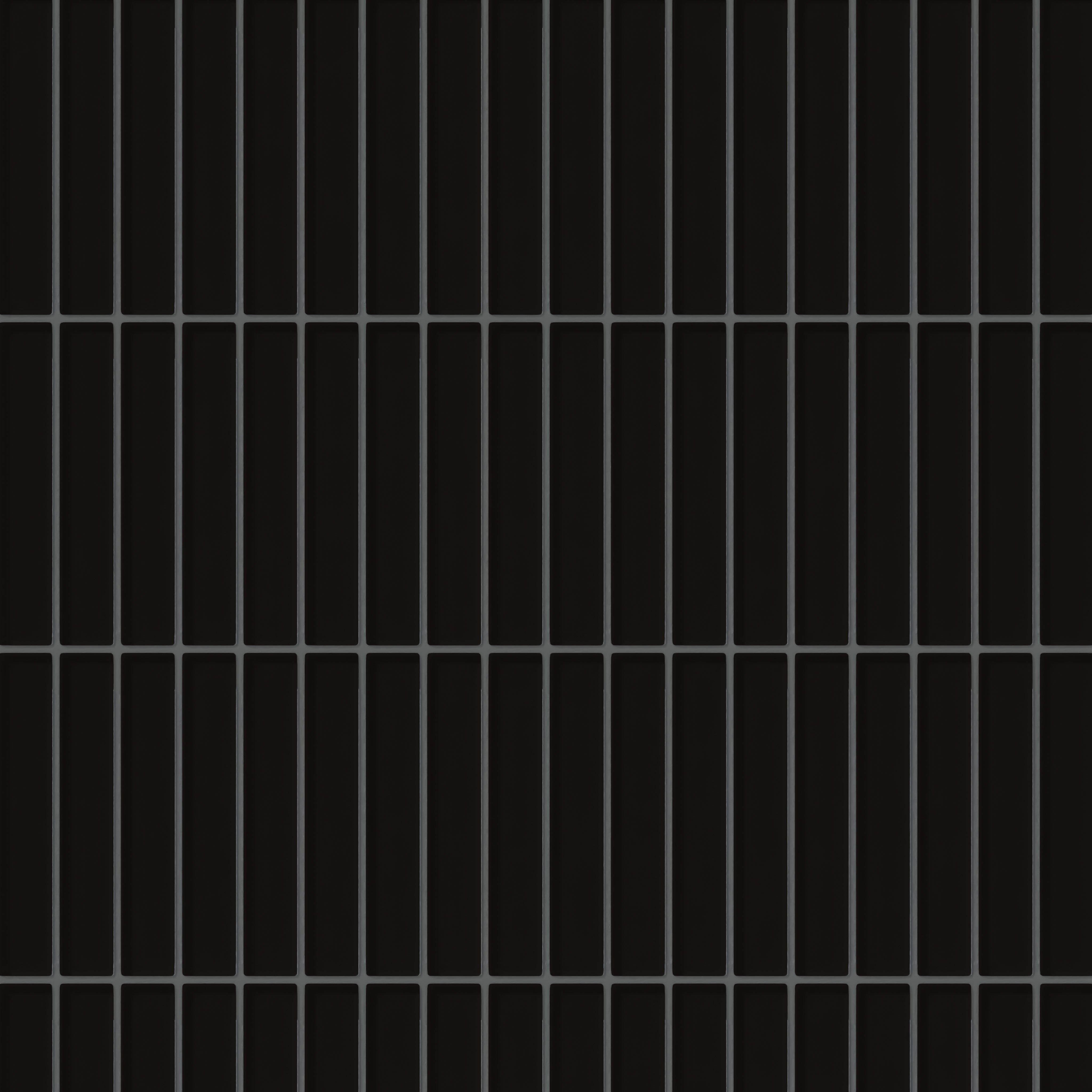 1x6 Straight Set Sheeted Glass Mosaic Tile in Condor Gloss