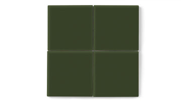 8x8 Original Ceramic Tile in Hunter Green Matte